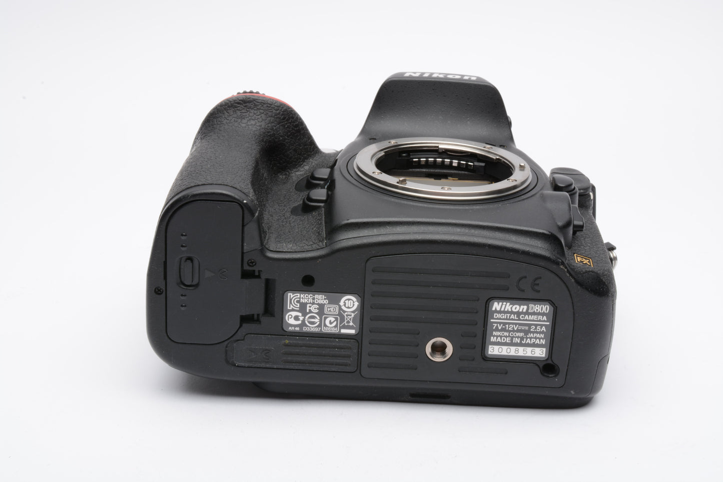 Nikon D800 DSLR body, USA version, batt+charger Only 11,848 Acts!