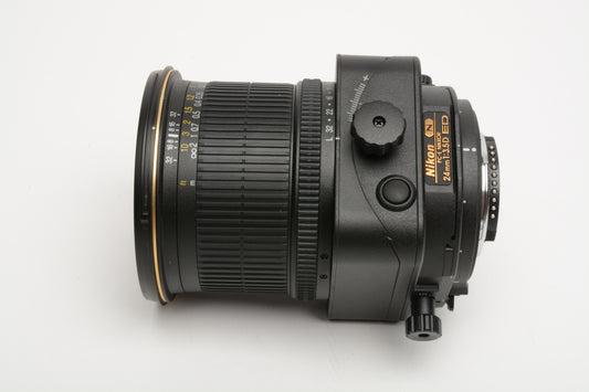 Nikon Nikkor MF 24mm f3.5D ED lens, Mint, Boxed, USA, w/hood