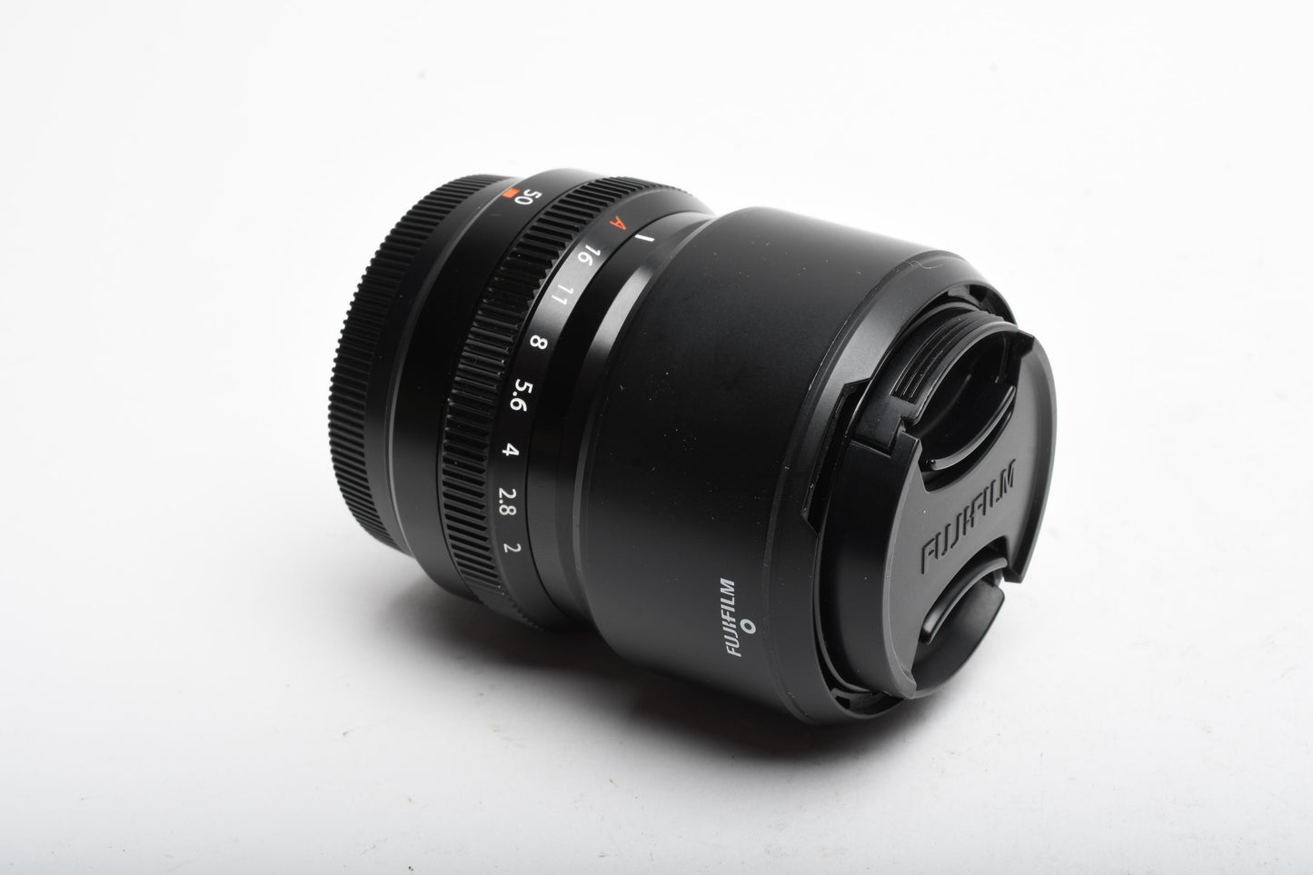Fujifilm XF 50mm F2 R WR w/hood and caps, Mint-, Sharp!