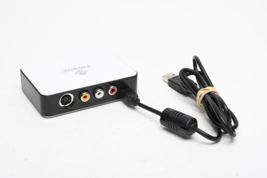 Vidbox AV RCA to VGA Adapter Audio Video Converter, Composite AV to VGA w/USB connect