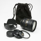 Nikon AF-S 16-85mm f3.5-5.6G ED DX VR Wide angle zoom, caps, UV, pouch