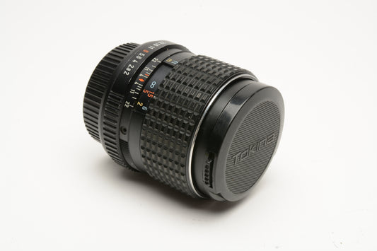 Pentax SMC 35mm f2 MF Wide Angle Prime Lens PK Mount, Sharp!