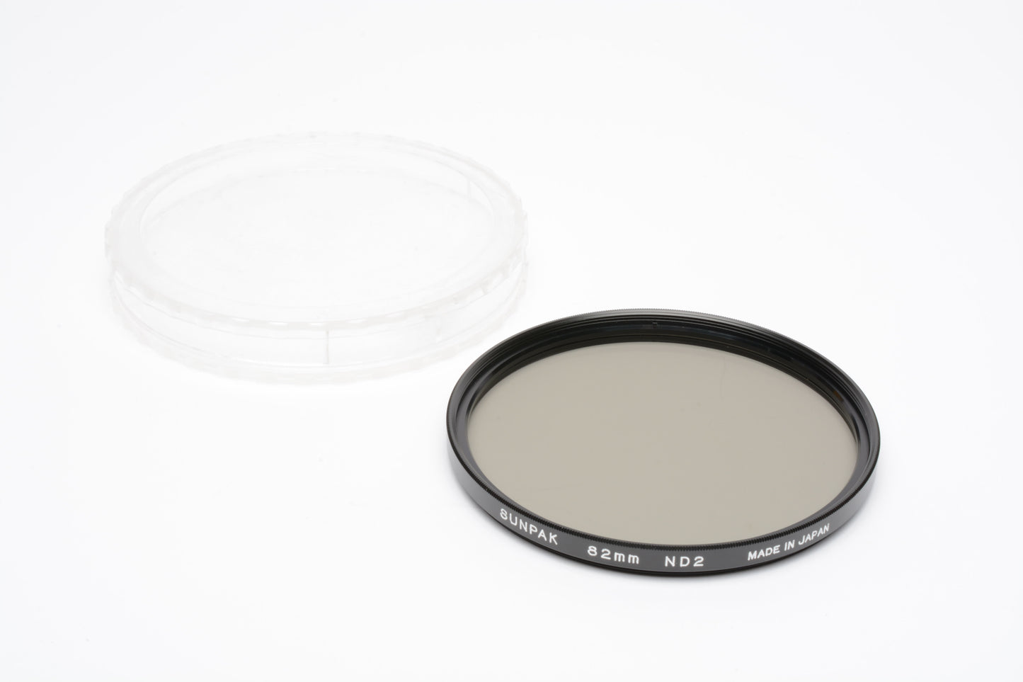 Sunpak 82mm ND2 light neutral density filter in jewel case