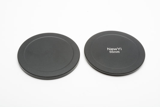 NewYi 55mm metal filter stack stacker top and bottom pieces, clean
