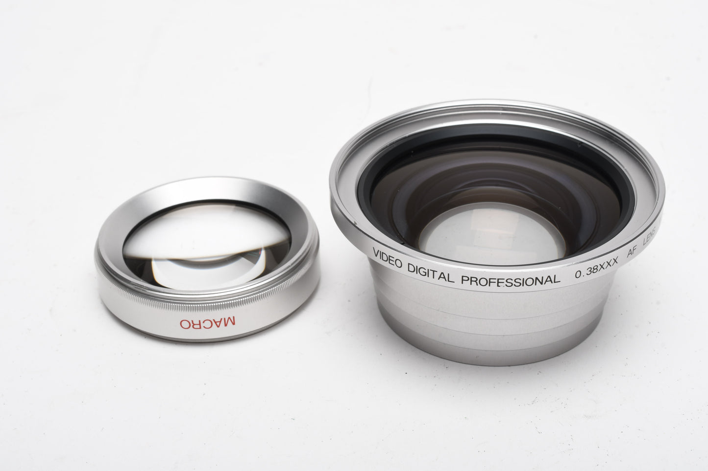 Video Digital Pro .38X Auxiliary lens w/Macro 49mm, Pouch, Box, Clean