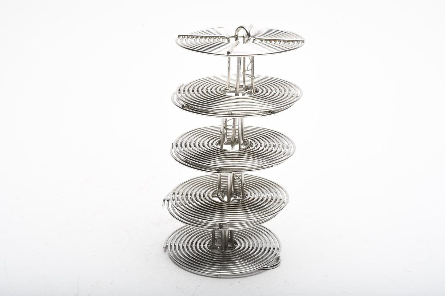 Stainless steel 35mm 7" tank w/5X 35mm 36Exp. reels, Clean