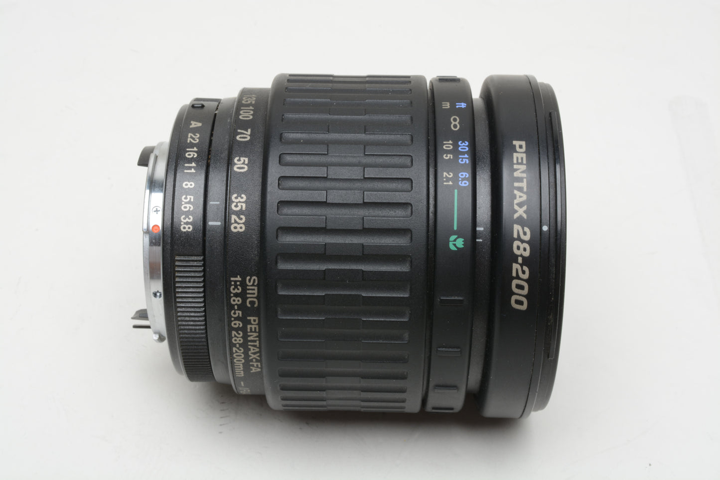 Pentax-FA SMC 28-200mm f3.8-5.6 IF AL telephoto zoom lens, caps + manuals, Nice!