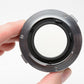 Olympus OM Auto-S 50mm f1.4 prime lens, caps + polarizing and lens hood, Mint-