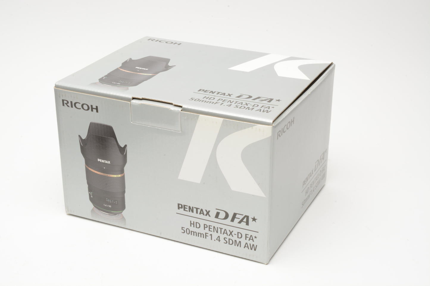 Pentax HD Pentax-D FA 50mmF1.4 SDM AW Prime lens, hood, B+W UV, Caps, Box