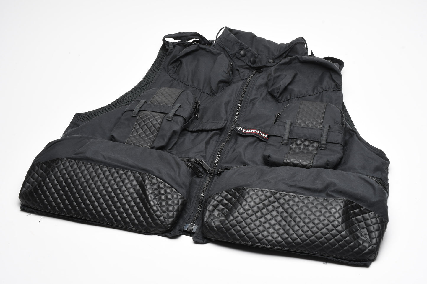 Tamrac Mens Black Photography Vest, Full Zip, Padded, Clean