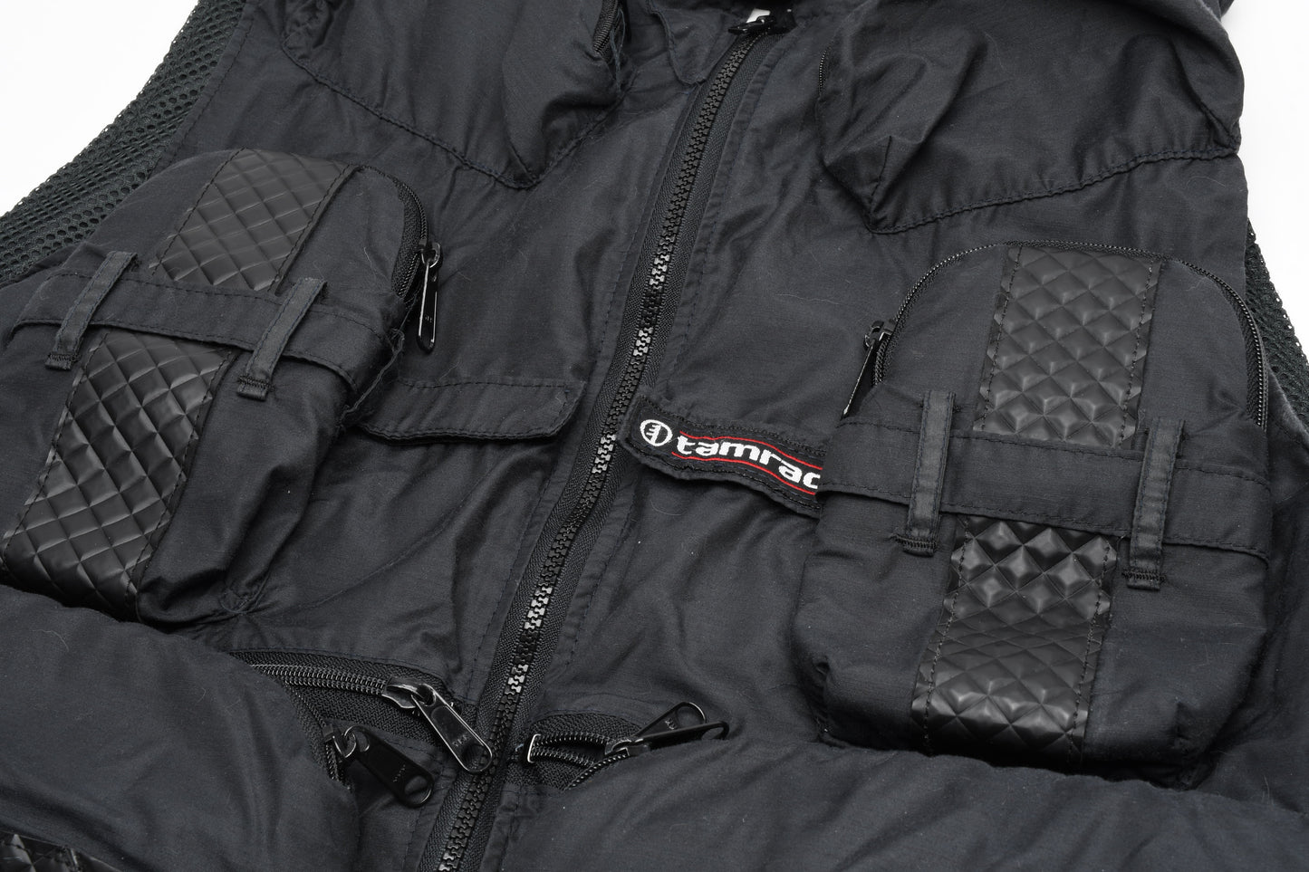 Tamrac Mens Black Photography Vest, Full Zip, Padded, Clean