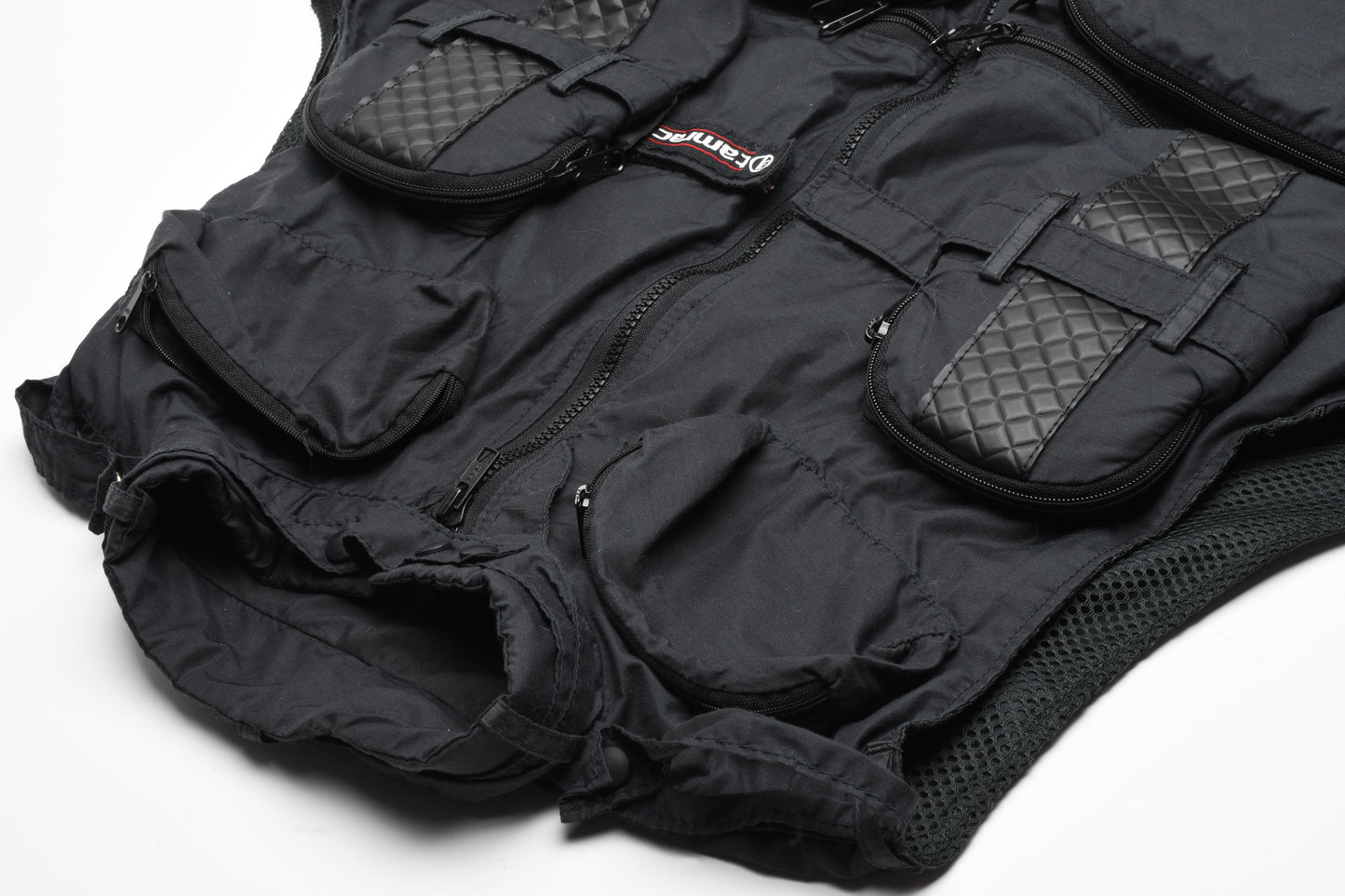 Tamrac Mens Black Photography Vest, Full Zip, Padded, Clean