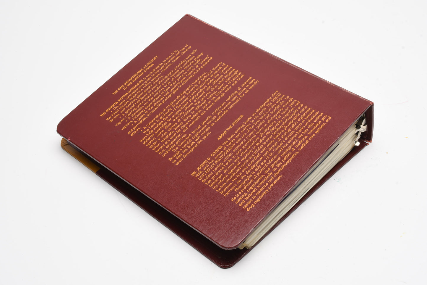 Minolta System Handbook Binder Photo Book by Joseph Cooper