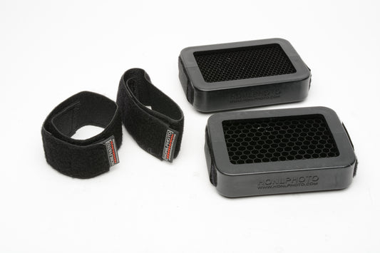 HONL PHOTO 1/4 and 1/8 Speed Grid Professional Flash Filters, Clean