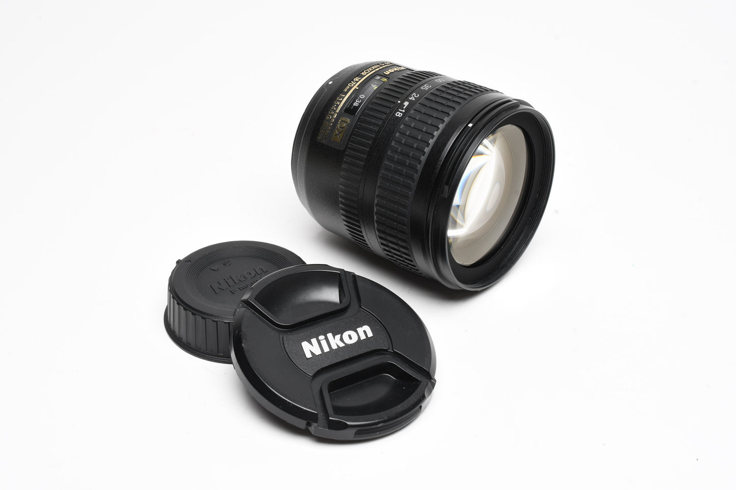 Nikon AF-S Nikkor 18-70mm 1:3.5-4.5 G ED DX IF Lens, Caps, Nice!