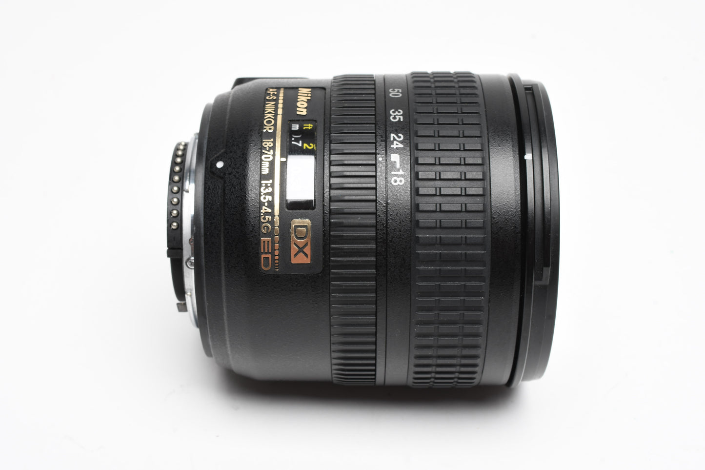 Nikon AF-S Nikkor 18-70mm 1:3.5-4.5 G ED DX IF Lens, Caps, Nice!