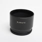 Komura 55mm lens hood, metal, 45mm deep, Clean