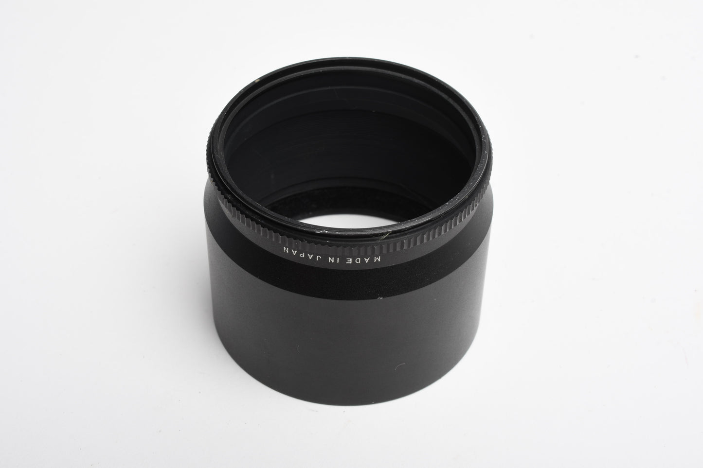 Komura 55mm lens hood, metal, 45mm deep, Clean