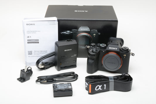 Sony α1 ILCE-1 50MP Mirrorless Digital Camera Body Only, Mint- Boxed, Only 4475 Acts!