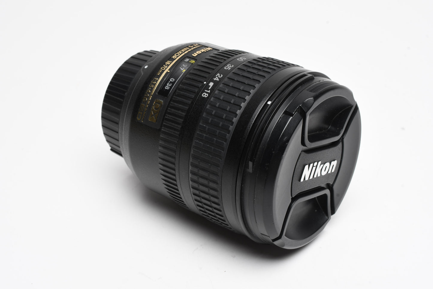 Nikon AF-S Nikkor 18-70mm 1:3.5-4.5 G ED DX IF Lens, Caps, Nice!