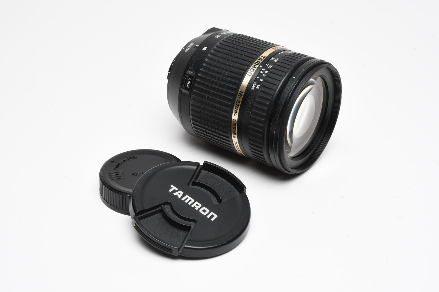 Tamron 18-270mm f3.5-6.3 Di II B003 for Nikon F Mount Lens, Caps, Nice!