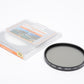 Hoya 72mm HRT Circular Polarizing + UV combo filter, Mint