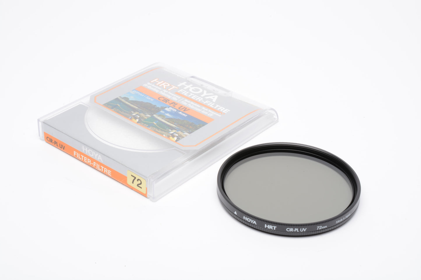 Hoya 72mm HRT Circular Polarizing + UV combo filter, Mint