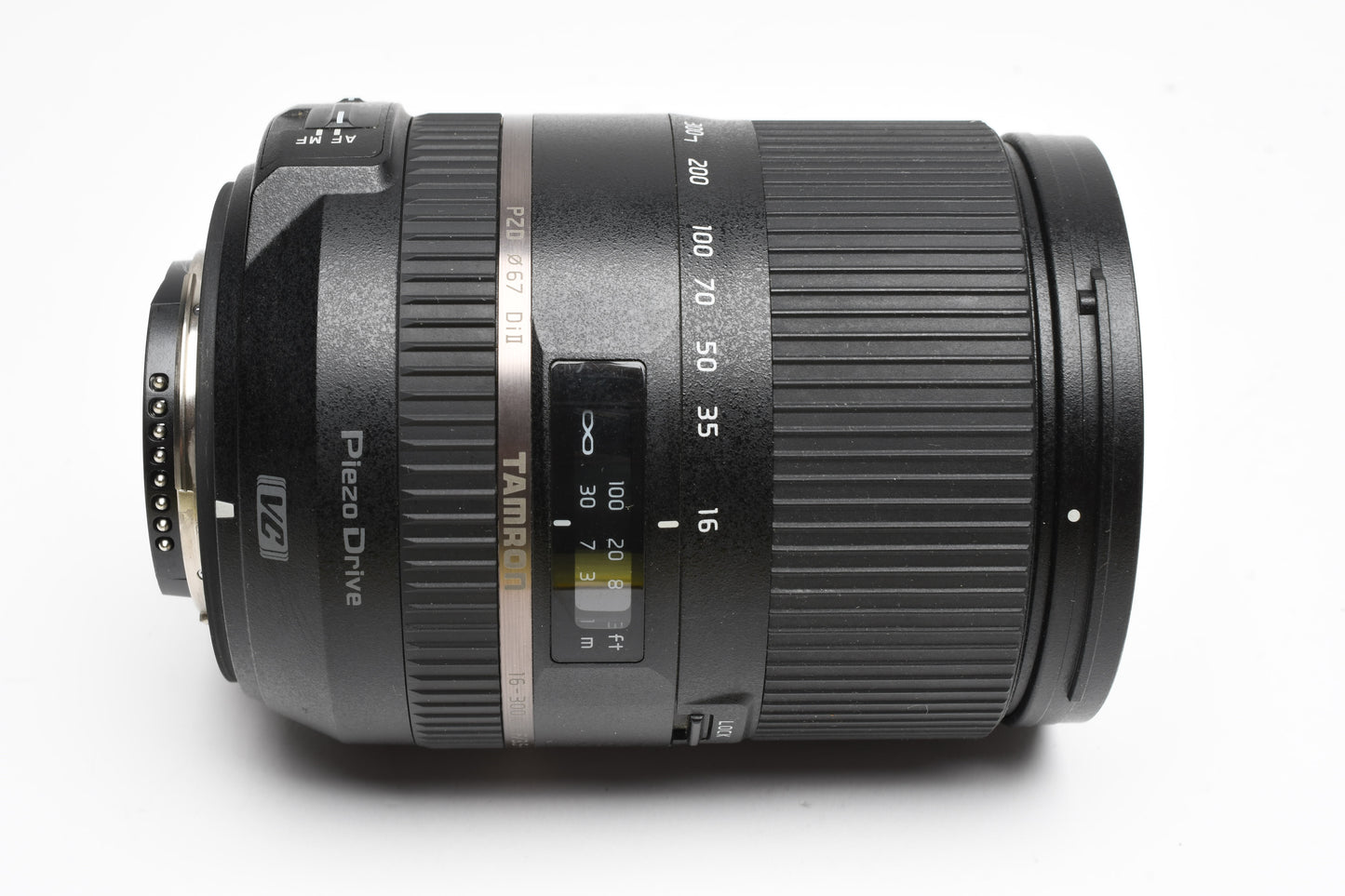 Tamron 16-300mm f3.5-6.3 PZD Di II B016 Nikon F Mount Lens, Caps, UV, Hood, Nice!