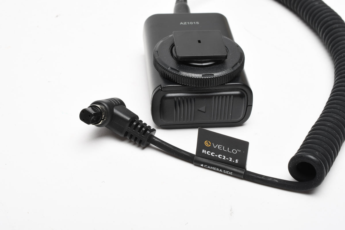 Vello Freewave wireless remote for Canon 3-Pin RCC2-C2-25 2.5mm, New