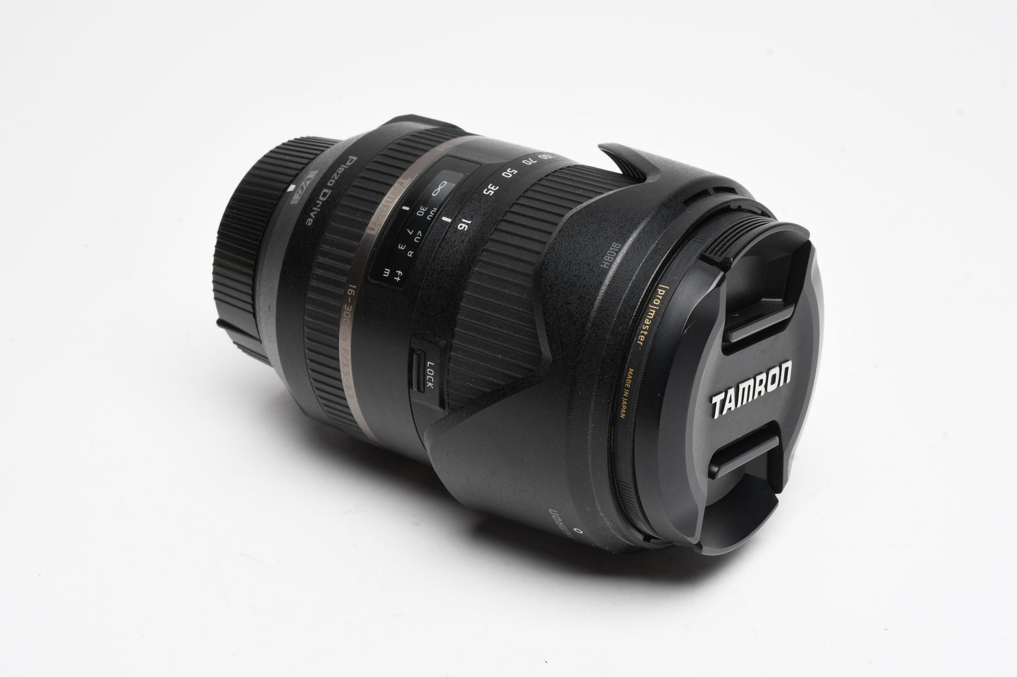 Tamron 16-300mm f3.5-6.3 PZD Di II B016 Nikon F Mount Lens, Caps, UV, Hood, Nice!