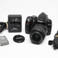 Nikon D3000 DSLR w/Nikkor AFS 18-55mm f3.5-5.6G VR Lens, Batt, Charger, Only 7807 Acts!