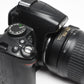 Nikon D3000 DSLR w/Nikkor AFS 18-55mm f3.5-5.6G VR Lens, Batt, Charger, Only 7807 Acts!