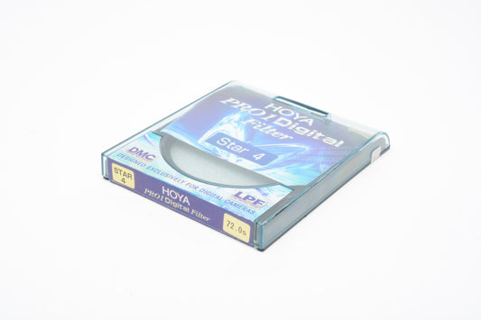 Hoya 72mm Star 4 DMC LPF filter in jewel case, Mint