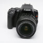 Canon EOS Rebel SL3 DSLR w/18-55mm f3.5-5.6 IS II zoom lens, 2batts, charger, Nice!!