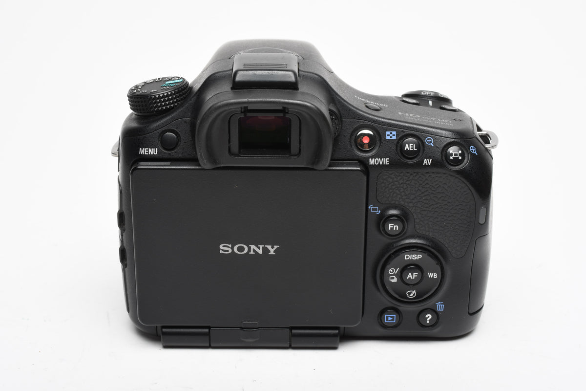 Sony A65 SLT-A65V DSLR Body w/18-55mm zoom, batt, charger, strap, only 6633 acts!
