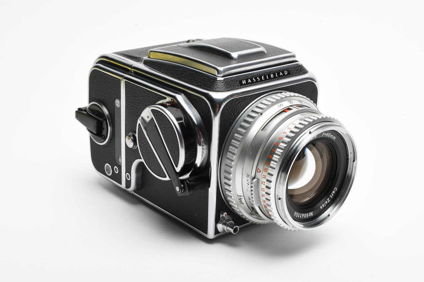 Hasselblad 500C (CM) w/80mm f2.8, WLF, A12 Back, Very clean, tested, accurate!!