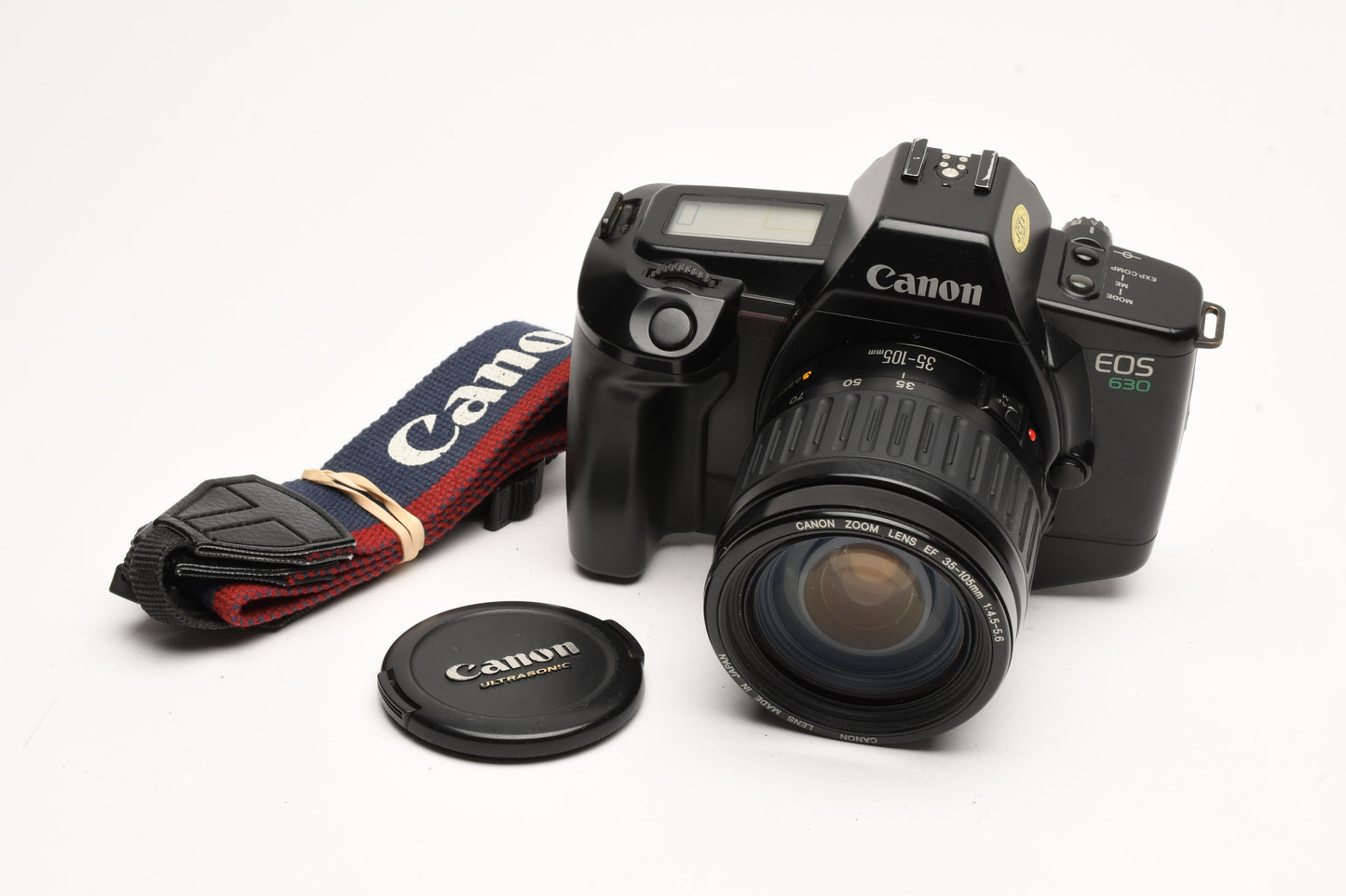 Canon EOS 630 35mm SLR w/EF 35-105mm zoom, tested, Great bundle