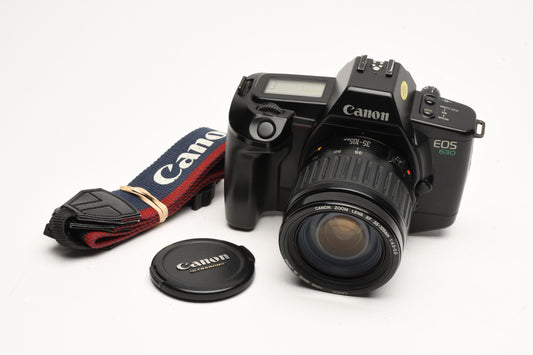 Canon EOS 630 35mm SLR w/EF 35-105mm zoom, tested, Great bundle