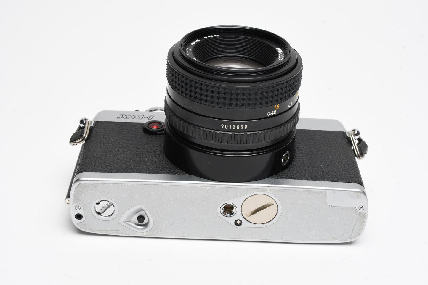 Minolta XG-1 35mm SLR w/ MD 50mm f1.7 Lens, Strap, New Seals, Clean!
