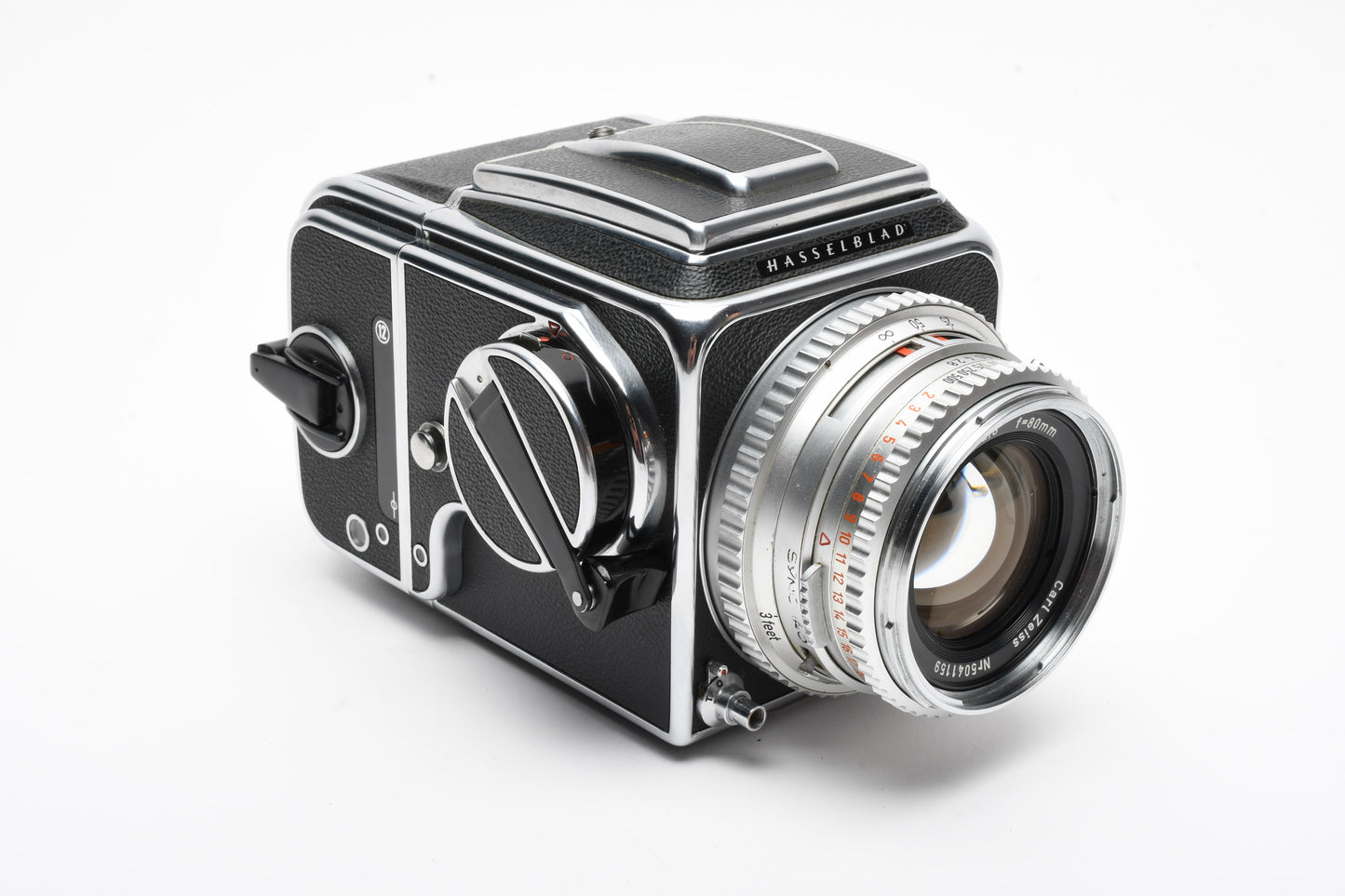 Hasselblad 500C (CM) w/80mm f2.8, WLF, A12 Back, Very clean, tested, accurate!!