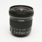 Canon EFS 10-18mm f4.5-5.6 IS STM Zoom Lens, w/Caps+UV, Mint-