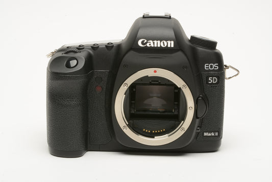 Canon EOS 5D Mark II DSLR Body, 2batts, Charger, 128GB CF, Only 16K acts, Nice!