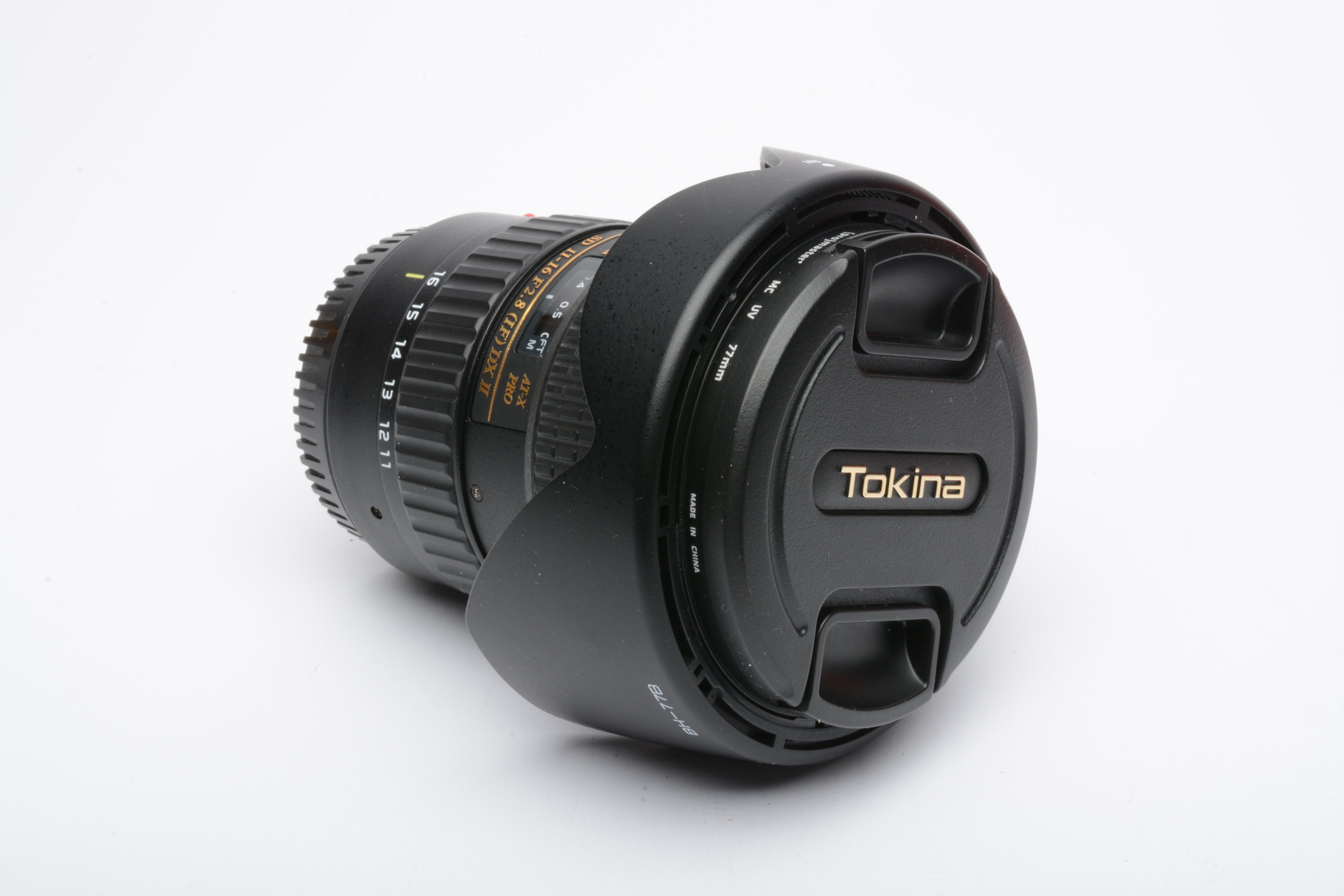 Tokina SD 11-16mm f2.8 IF DX II AT-X Pro lens for Canon EF, UV