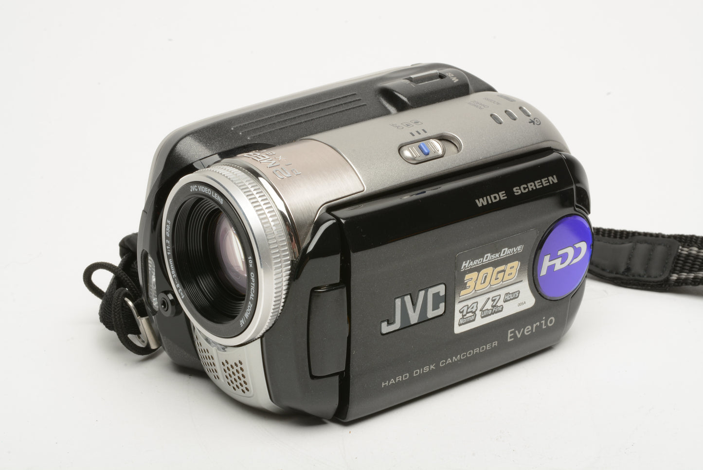 JVC Everio GZ-MG77U 30GB digital hard drive HDD Camcorder, batt+charger+manuals