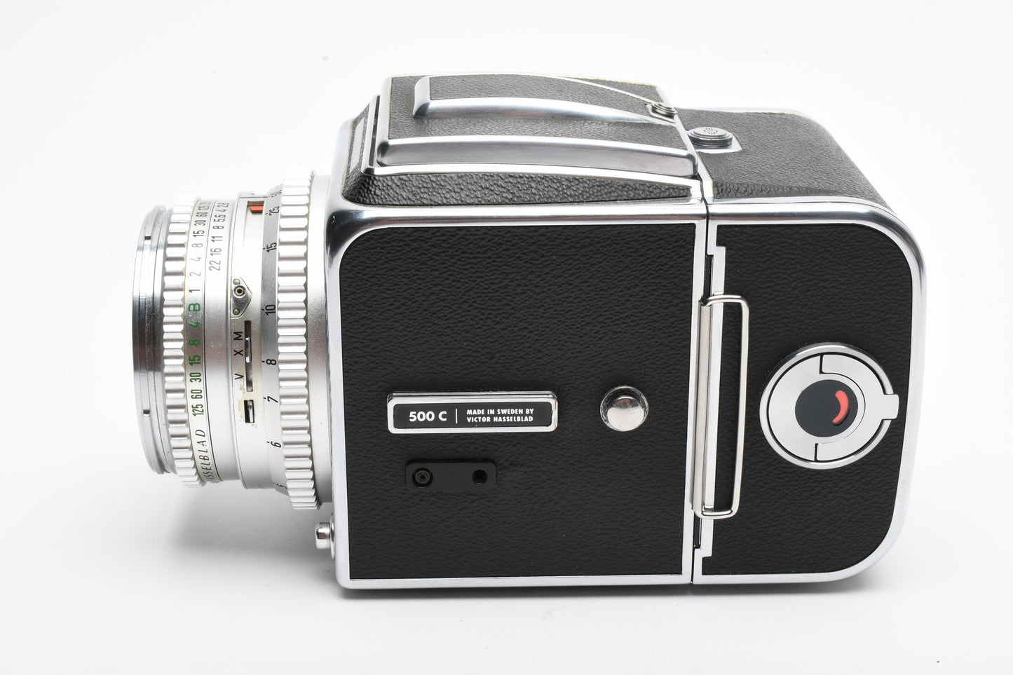Hasselblad 500C (CM) w/80mm f2.8, WLF, A12 Back, Very clean, tested, accurate!!