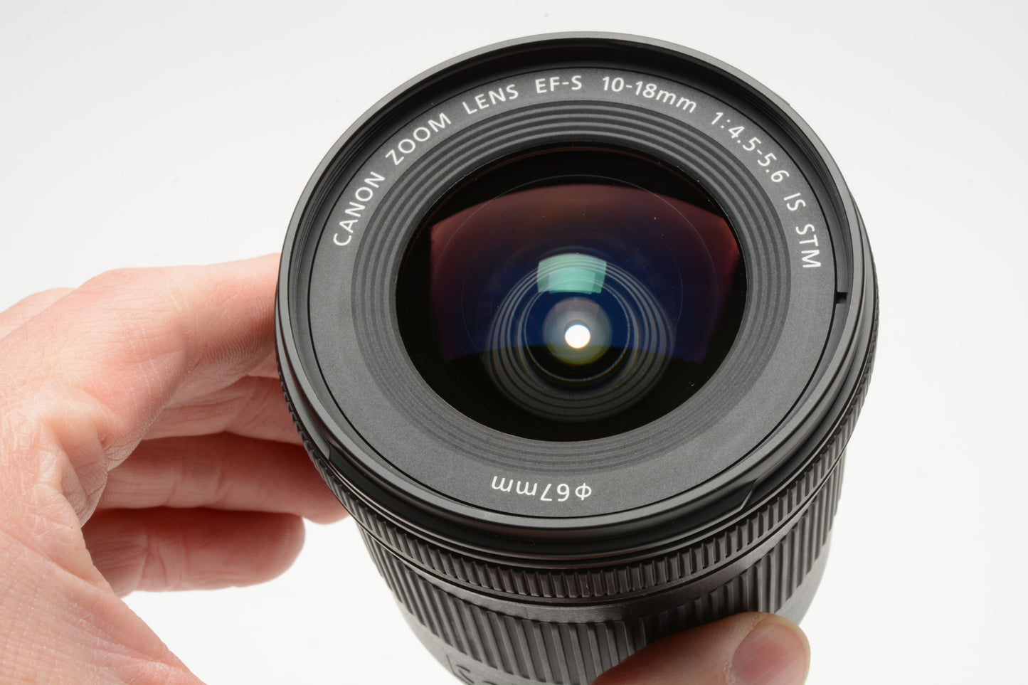 Canon EFS 10-18mm f4.5-5.6 IS STM Zoom Lens, w/Caps+UV, Mint-