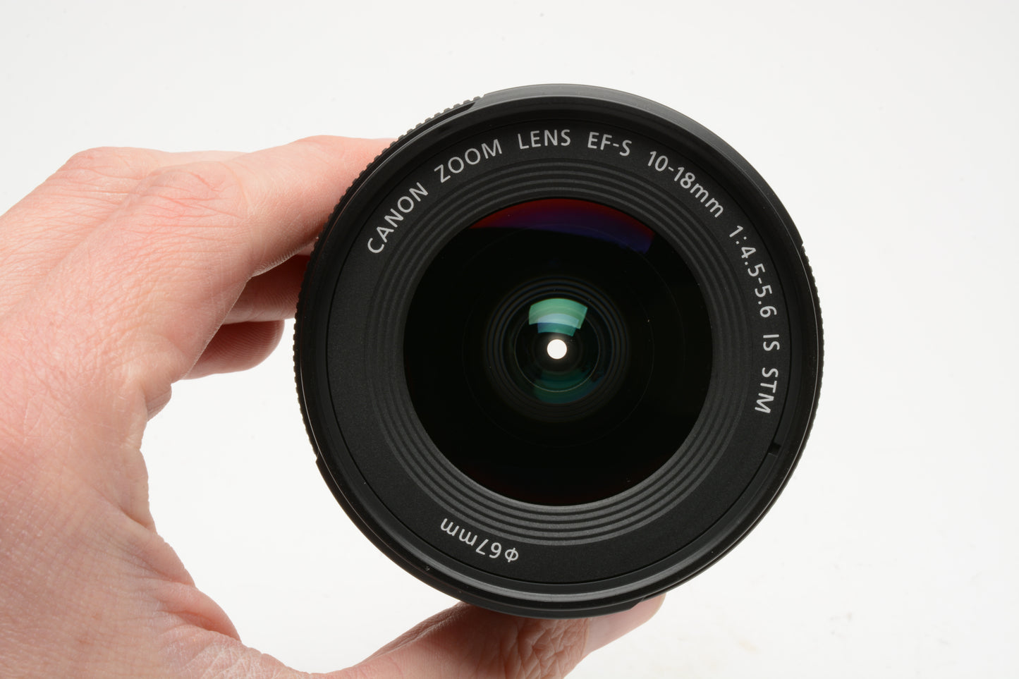 Canon EFS 10-18mm f4.5-5.6 IS STM Zoom Lens, w/Caps+UV, Mint-