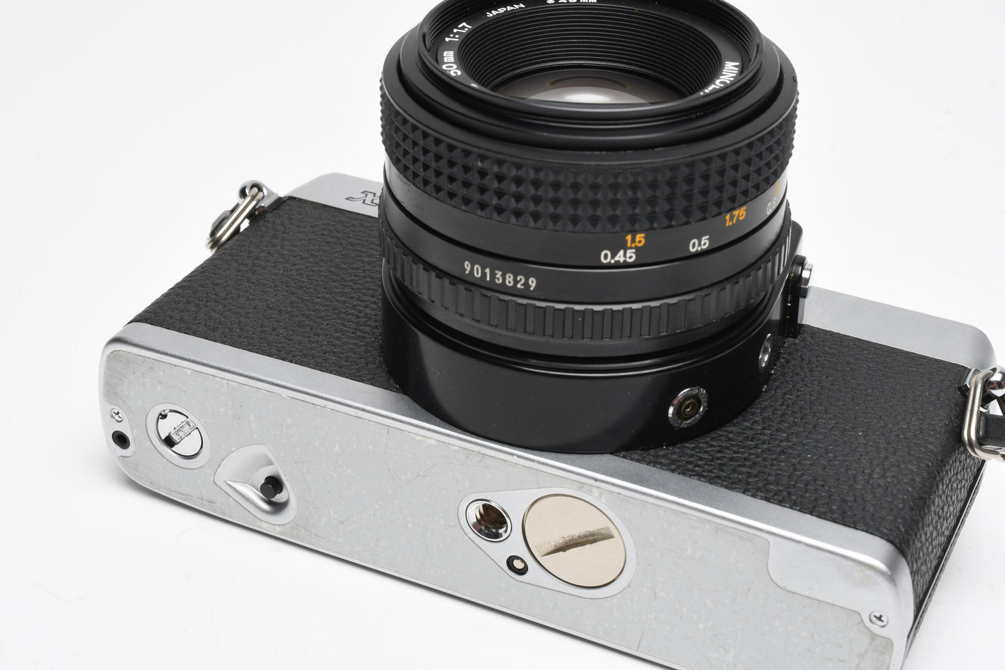 Minolta XG-1 35mm SLR w/ MD 50mm f1.7 Lens, Strap, New Seals, Clean!