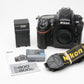 Nikon D800 DSLR body, USA version, batt+charger+strap 130K Acts