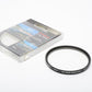 Canon 72mm UV haze filter in jewel case, Genuine Canon, Mint L39 Sharp Cut